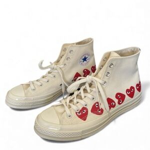 Comme Des Garçons Play x Converse Chuck Taylor All Star 70 Hi sneakers with Box